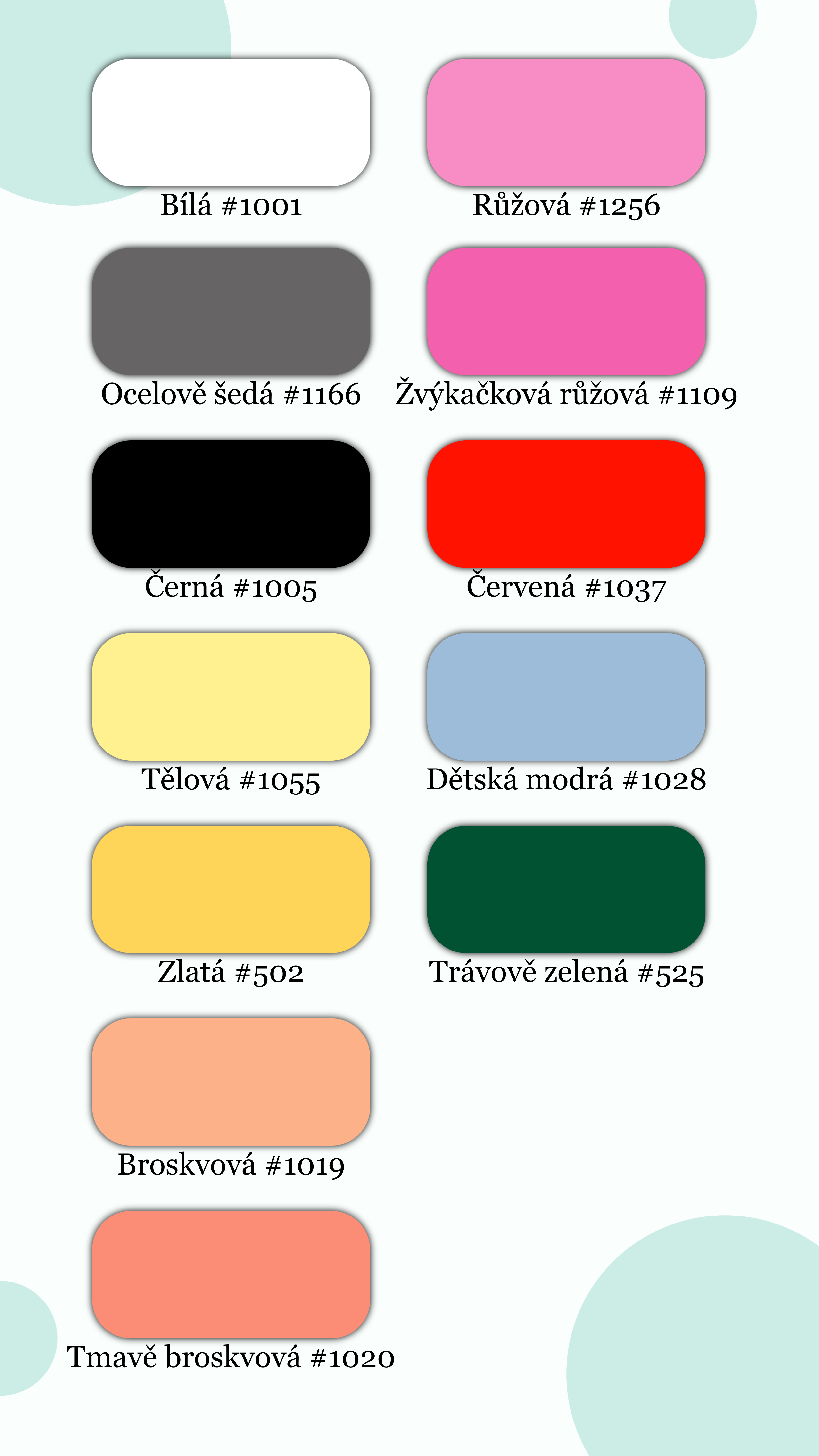 Vzorník barev nití